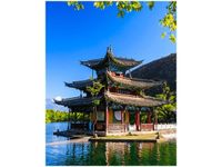 40X50CM STARE MIASTO LIJIANG OBRAZ