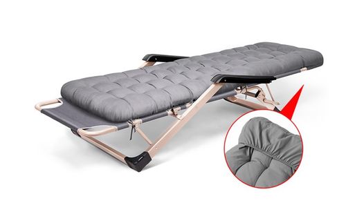 FOTEL OGRODOWY LEŻAK PLAŻOWY TURYSTYCZNY PODUSZKA na Arena.pl