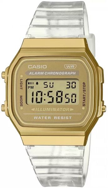 zegarek damski casio vintage a168xesg-9aef + box zdjęcie 1