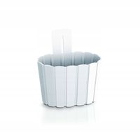 Doniczka na ścianę Boardee Wall DDES200 | Biały, Kształt Okrągły, Wymiary 19.4x20 cm, Kolor Biały, Prosperplast