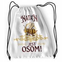 Plecak Dla Natana Sportowy Szkolny Worek Torba Z Nadrukiem Ze Zdjęciem