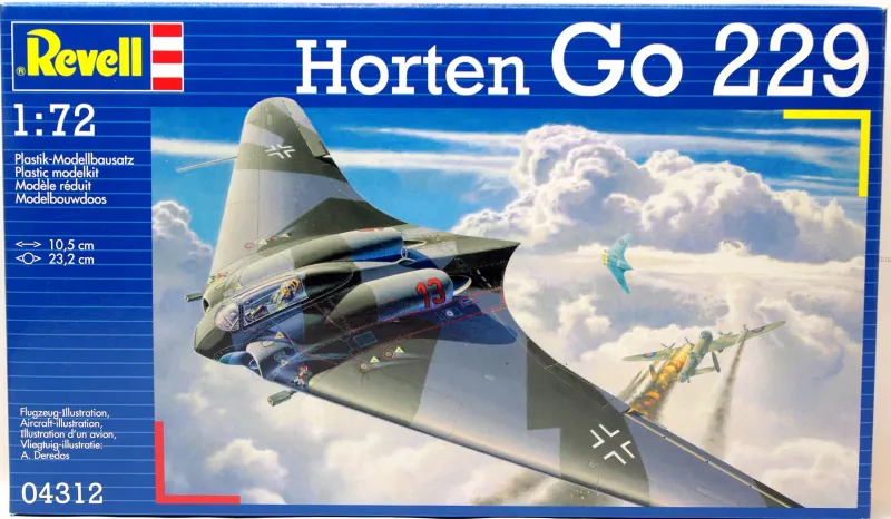 Model samolotu Horten Go-229, 1:72 zdjęcie 1