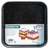 Forma do pieczenia rozpinana granitowa 24x24x6,8 cm