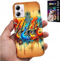 ETUI DO MOTOROLA MOTO G14 - GITARA ELEKTRYCZNA, ROCK AND ROLL, METAL
