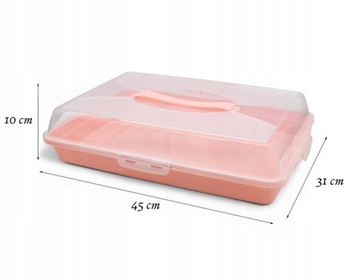 Pojemnik na ciasto wypieki pudełko box 45cm na Arena.pl