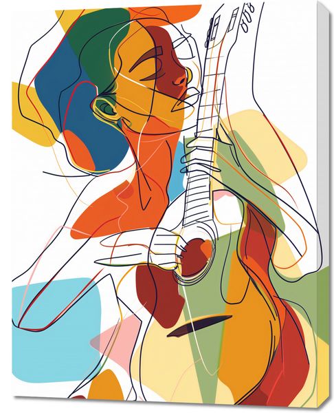Obraz 70x90cm Wewnętrzna Muza zdjęcie 1