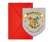 Zaproszenia urodzinowe Harry Potter czarodziej czarnoksiężnik 6 szt.