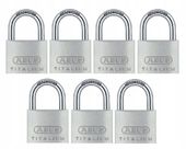 ZESTAW 7 KŁÓDEK ABUS TITALIUM 64TI/20 SYSTEM JEDNEGO KLUCZA