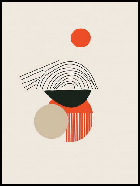 Plakat 75x100cm Centralne Słońce zdjęcie 2