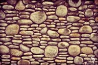 FOTOTAPETA KAMIENIE ŚCIANA MUR