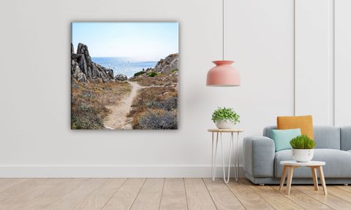 OBRAZ NA PŁÓTNIE 100 Ścieżka nad morze 70x70cm na Arena.pl