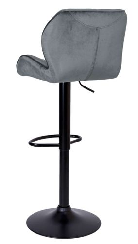 Hoker barowy Grappo grafitowy Velvet na Arena.pl