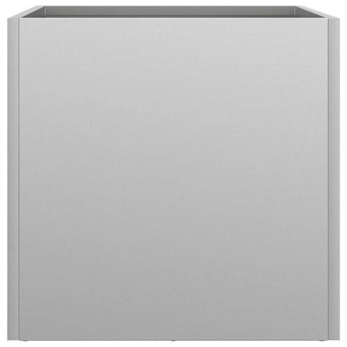 Donice, 2 szt., srebrne, 32x30x29 cm, stal galwanizowana na Arena.pl