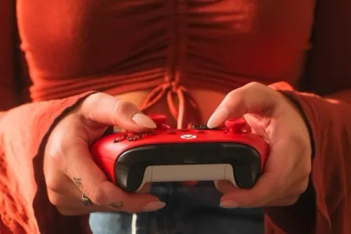 Kontroler MICROSOFT XBOX Series X/S Czerwony na Arena.pl