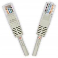 Patch cord UTP kat 5e 15m wtyki RJ45 szary kabel LAN Conotech NS-90