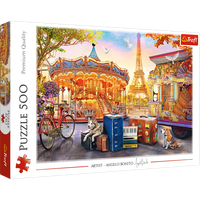 Puzzle - 500 - Wakacje w Paryżu - Trefl 37426