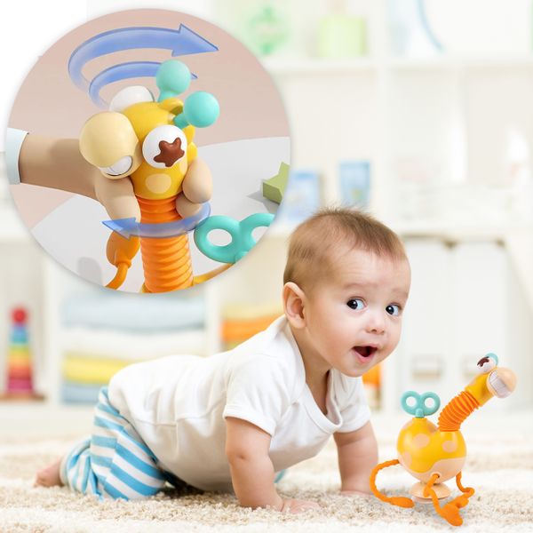 Żyrafka Sensoryczna Silikonowa Zręcznościowa Gryzak zdjęcie 6