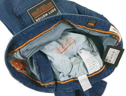 Męskie jeansy Hugo Boss Delaware -Slim Soft Motion 50496601 oryg. - W38/L34 na Arena.pl