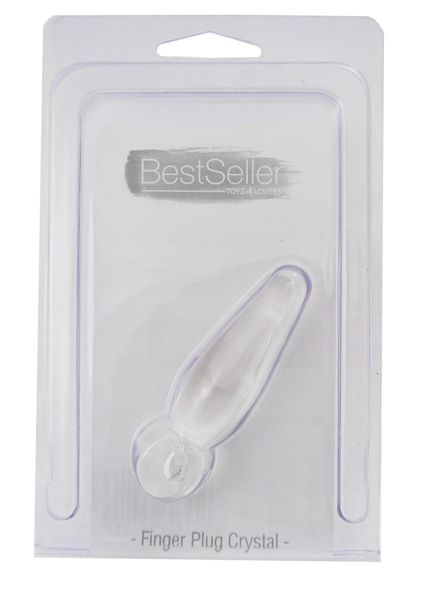 Plug-JAMMY JELLY ANAL FINGER PLUG CRYSTALL zdjęcie 1