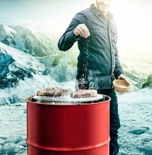 Grill węglowy Edson Red Barbecook na Arena.pl