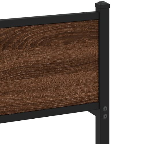 Łóżko bez materaca, brązowy dąb, 100x200 cm na Arena.pl