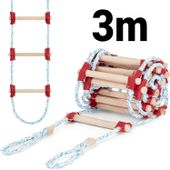 Drabina sznurowa linowa na dach ATESTOWANA 3m