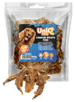UNIQ PETS Przysmak dla psa paski ryby z kurczakiem - przekąska 500g