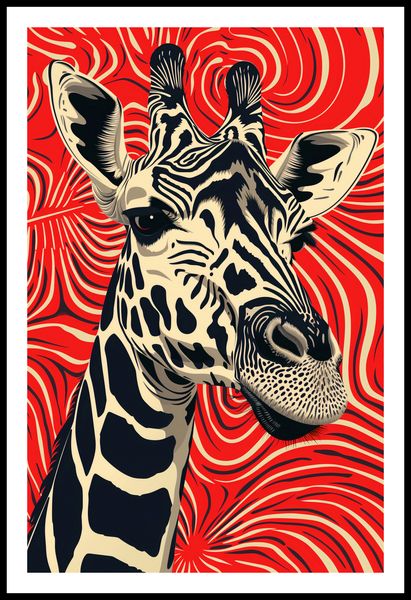 Plakat 53x81cm Wzrok Żyrafy zdjęcie 3
