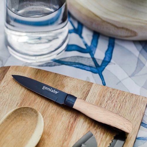 KOMPLET ZESTAW 4 NOŻY KUCHENNYCH + OBIERACZKA NOŻE KUCHENNE BARDZO OSTRE na Arena.pl