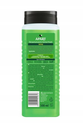 APART Żel pod Prysznic Męski 3w1, 4w1 Ciało, Twarz, Włosy, Broda 5 x 500ml na Arena.pl