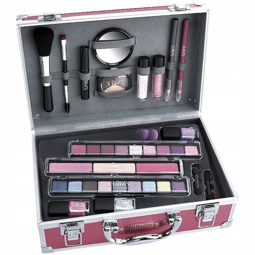 Idealny Prezent Dziewczynki Córki Make Up Set Kuferek z Kosmetykami 39el na Arena.pl