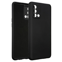 beline etui silicone oppo reno 6 liteczarny/black
