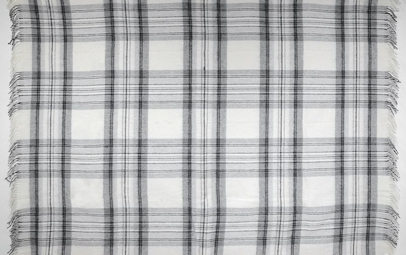 Koc Wełniany 150X200 Krata 18750 zdjęcie 5