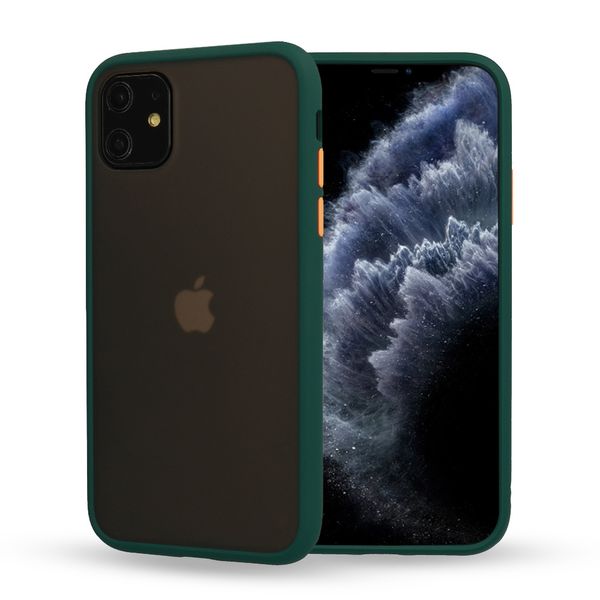 Vennus Color Button Bumper do Xiaomi Redmi 8A Zielony zdjęcie 1