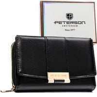 portfel damski eko ptn 0015-f-9457 black