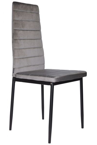 Krzesło VALVA VELVET GREY zdjęcie 3