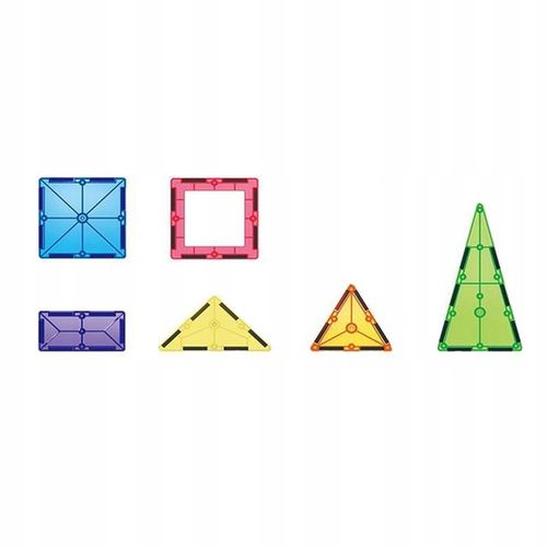 Magnetyczne Klocki Konstrukcyjne Montessori Edukacyjna Układanka 3D WOOPIE na Arena.pl