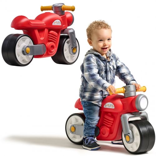 FALK Jeździk Biegowy Ciche Koła Motor Prem1er Retro Czerwony 1+ na Arena.pl