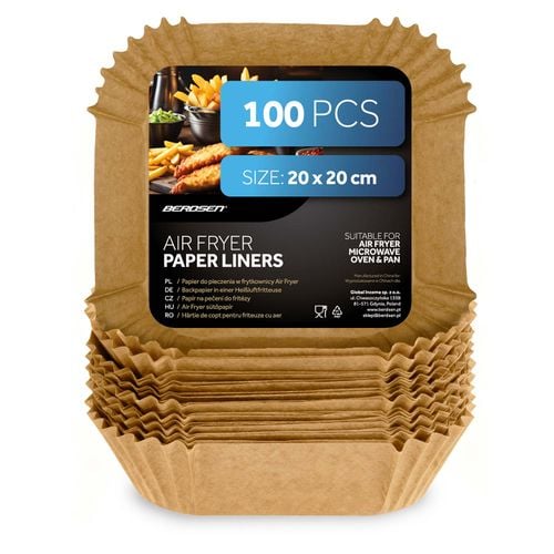 Papier do pieczenia wkładki do frytkownicy 20 cm Berdsen - 100 szt na Arena.pl