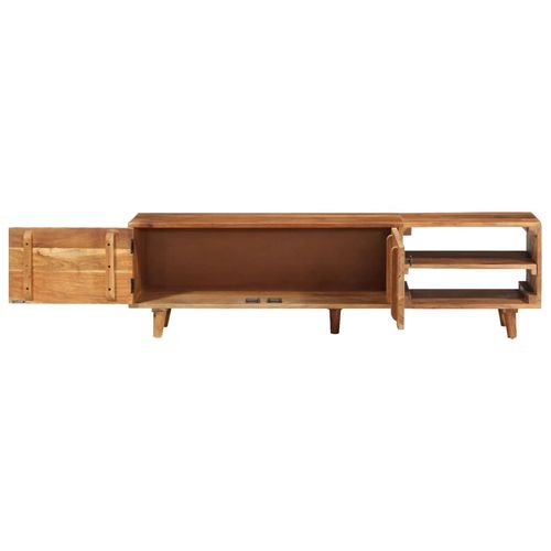 Szafka pod TV, akacja w miodowym kolorze, 140x30x40 cm na Arena.pl