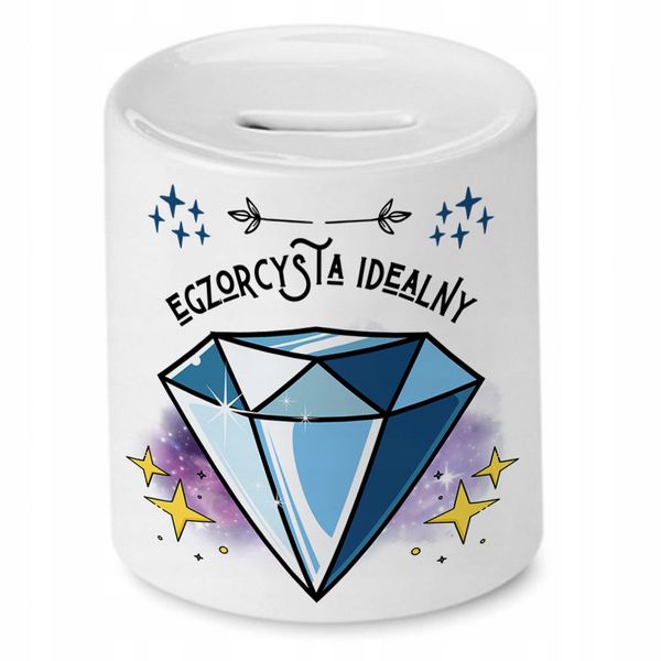 Dla Egzorcysty Skarbonka Na Urodziny Na Prezent Z Nadrukiem Ze Zdjęciem zdjęcie 1