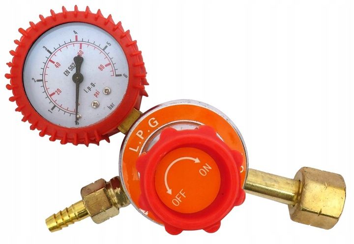 REDUKTOR BUTLOWY PROPAN-BUTAN LPG Z MANOMETREM zdjęcie 2