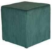 PUFY PUFA kwadratowa 40x40x40 MATERIAŁ velur sztruks ZIELONY