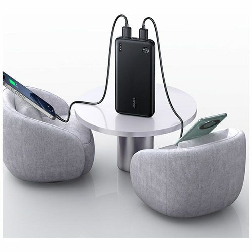 powerbank usams pb83 2xusb-a 1xusb-c     10000mah biały na Arena.pl