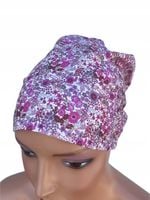 Chustka damska Aga x-82 z bawełny czapka marszczona także po chemioterapii