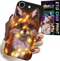 ETUI DO IPHONE 7 / 8 / SE2 - SŁODKI LISEK ZWIERZĘTA LEŚNE CASE +SZKŁO