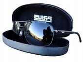 OKULARY MĘSKIE POLARYZACYJNE AVIATOR FLEKS ETUI