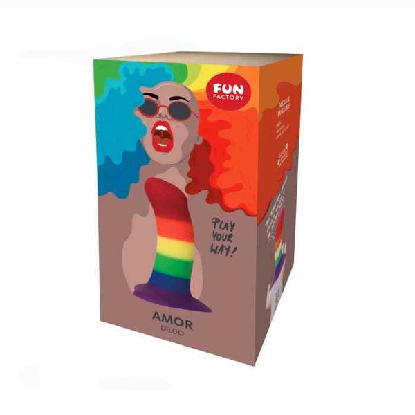 Dildo Fun Factory Amor Rainbow Edition zdjęcie 6