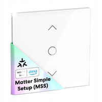 Inteligentny przełącznik rolet WiFi Meross MRS100MA(EU) (Matter)