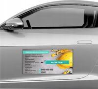 MAGNES NA SAMOCHÓD MAGNETYCZNA REKLAMA 60X30 KOMPLEKSOWE USŁUGI REMONTOWE